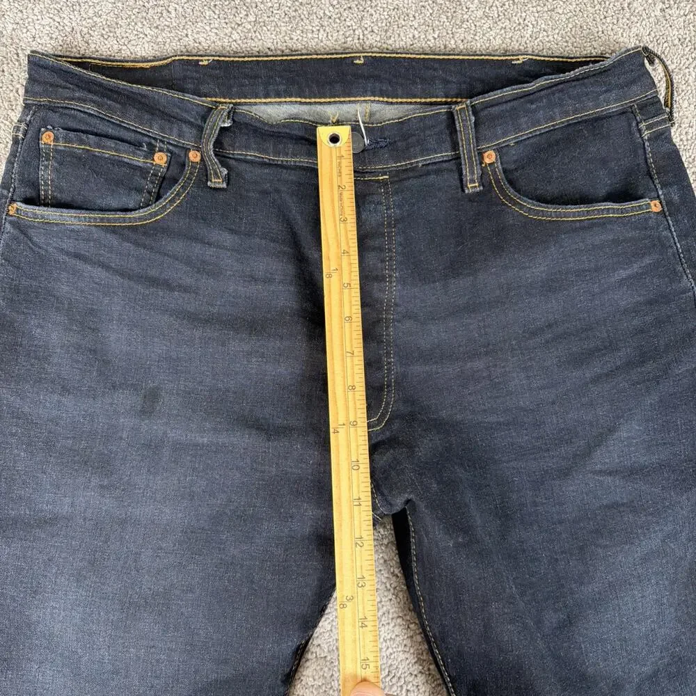 Levis 501 XX Jeans Mens 40x30 Rigid Indigo STF Raw Denim Stretch Straight Leg